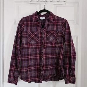 Columbia Plaid Flannel Shirt